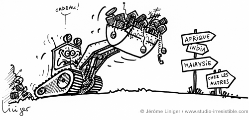 Le crapaud - Jérôme Liniger - Ces déchets industriels qui déferlent sur notre planète
